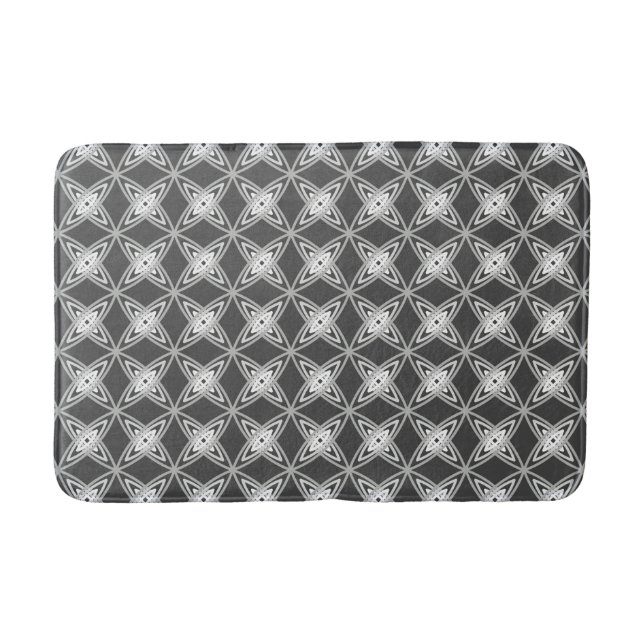 Tapis De Bain Impression atomique moderne du milieu du siècle -  (Devant)