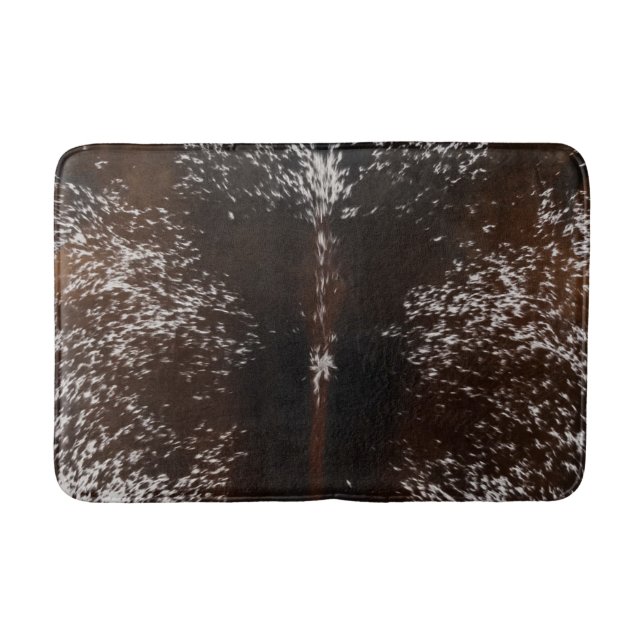 Tapis De Bain Impression Brown de vache agricole (Devant)