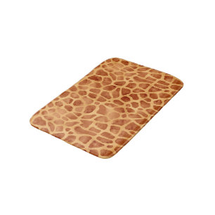 Tapis De Bain Impression de girafe aquarelle