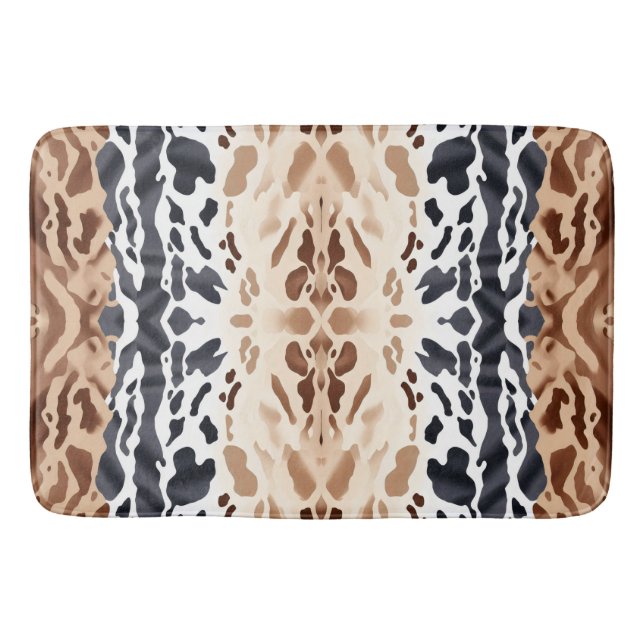 Tapis De Bain Impression symétrique de la peau d'animal (Devant)