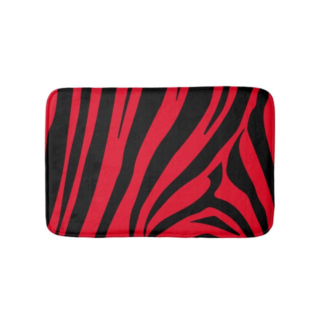 Tapis De Bain Impression zèbre personnalisable (Devant)