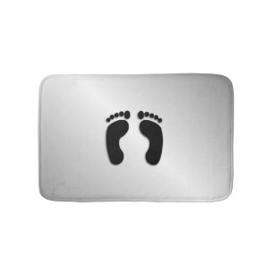Tapis De Bain Imprimantes pieds nus