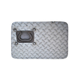 Tapis de bain industriel de regard en métal