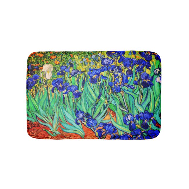 Tapis De Bain Irises par Vincent Van Gogh (Devant)