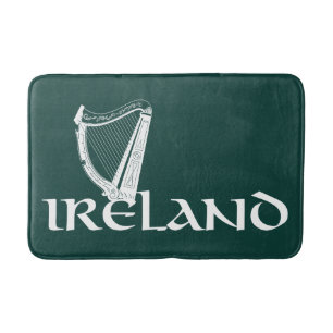 Tapis De Bain Irlande Harp Design, Irish Harp