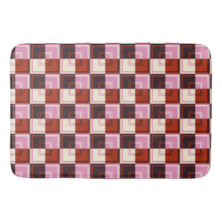 Tapis De Bain Ivoire d'aubergine rose rouge