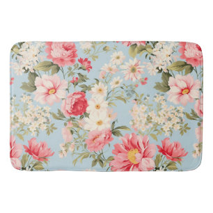 Tapis De Bain Jardin à fleurs de campagne anglais