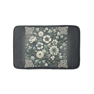 Tapis De Bain Jardin de nœuds de trèfle chuchoté