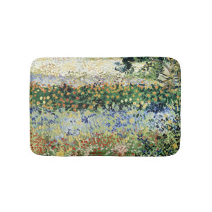 Tapis De Bain Jardin de Vincent van Gogh en fleur, Arles, 1888