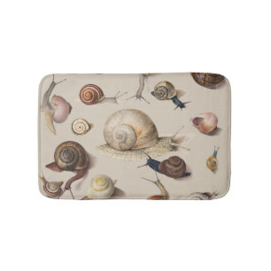 Tapis De Bain Jardin d'escargots Animaux de compagnie Gastropod