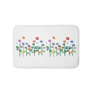 Tapis De Bain Jardin fleuri
