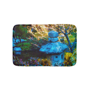 Tapis De Bain Jardin peint japonais