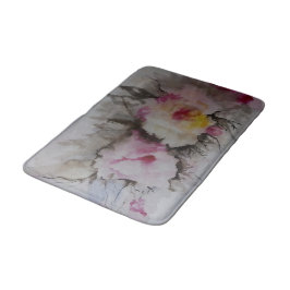 Tapis De Bain Jardin rose