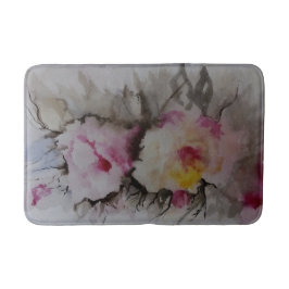 Tapis De Bain Jardin rose