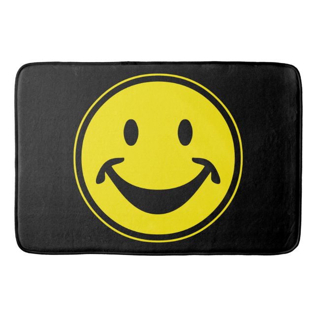Tapis De Bain Jaune amusant + votre dos. & idées (Devant)