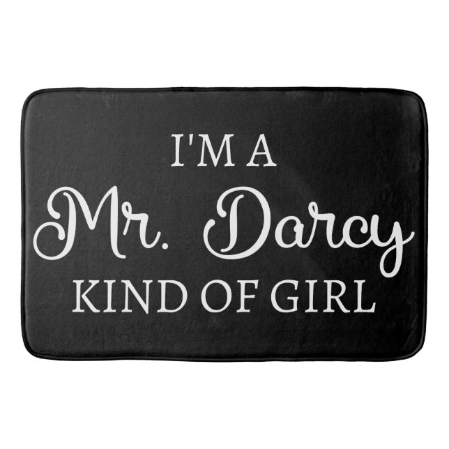 Tapis De Bain Je suis M. Darcy, genre de fille (Devant)