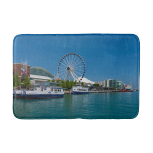 Tapis De Bain Jetée Navy