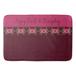 Tapis De Bain Joli accent de design floral