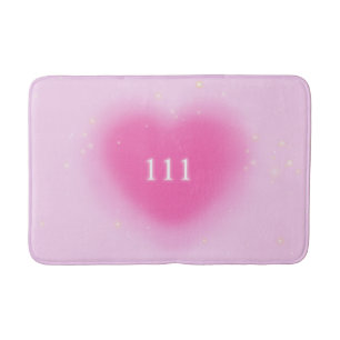 Tapis De Bain Joli Coeur rose Angel esthétique Numéro 111