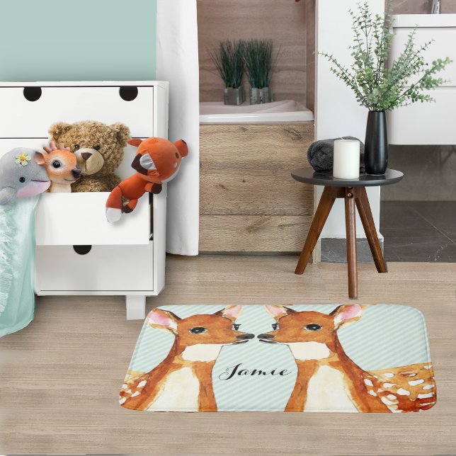 Tapis De Bain Joli Twin Fawn Deer Enfants (Créateur téléchargé)