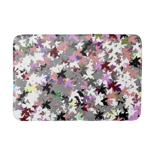 TAPIS DE BAIN JOLIE FEUILLES D'ARBRE (Devant)