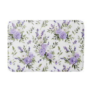 Tapis De Bain Jolies Fleurs de Lavande 