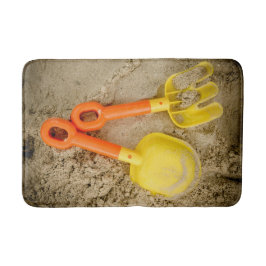 Tapis De Bain Jouets de sable jaune et orange