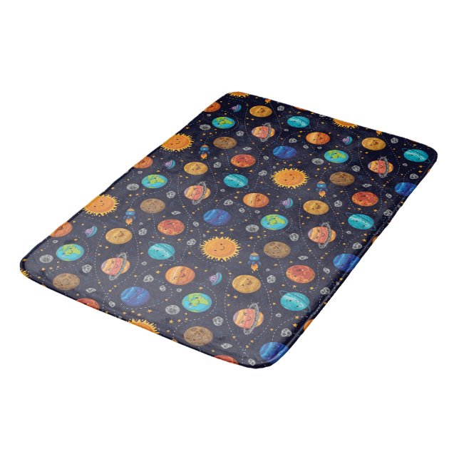 Tapis De Bain Joyeuses planètes Bain Mat (Angle)