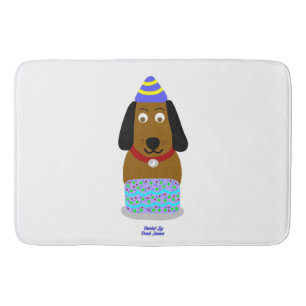 Tapis De Bain Joyeux Anniversaire Tasse Grand Mat Bain