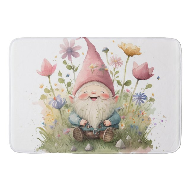 Tapis De Bain Joyeux rideau de douche gnome (Devant)