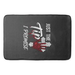 Tapis De Bain Juste pour promettre Halloween Main Sanglante Croi