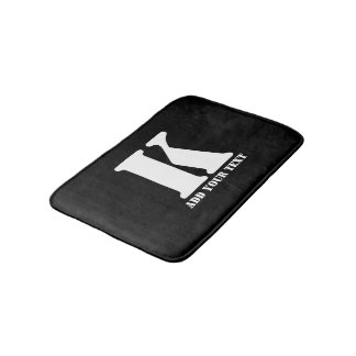 Tapis De Bain K Monogramme classique tendance mariage personnali