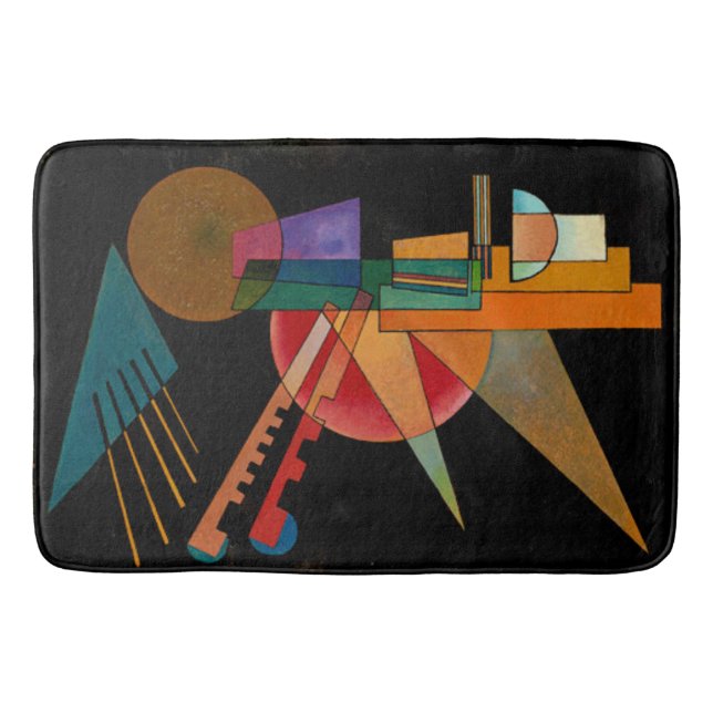 Tapis De Bain Kandinsky - Interprétation Abstraite (Devant)