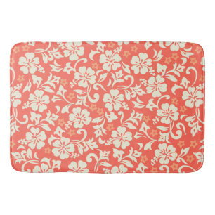 Tapis De Bain Kapalua Pareau Hibiscus Hawaïen