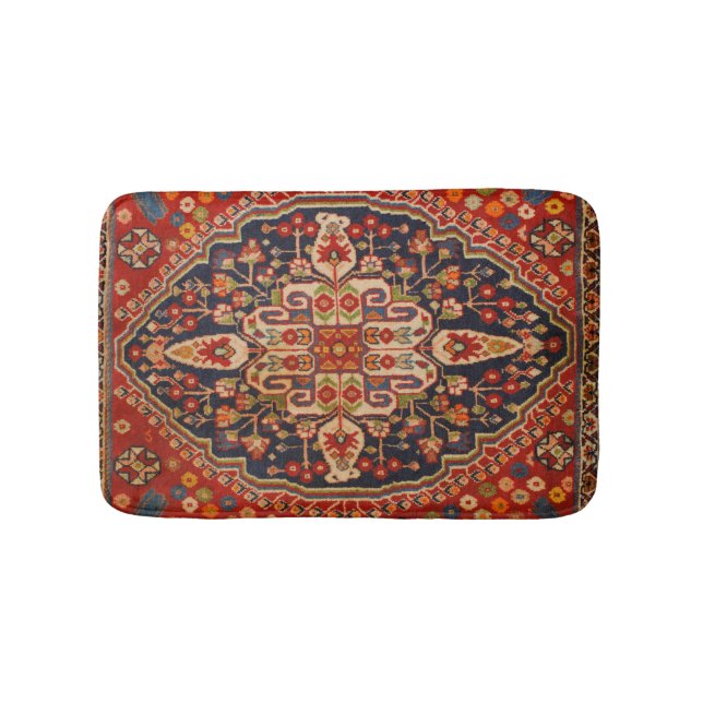 Tapis De Bain Kashan Poshti Central Persian Ruban Print (Devant)