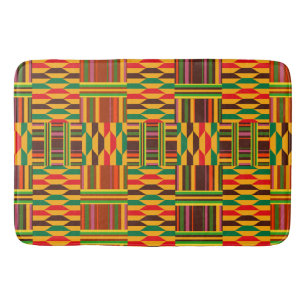 Tapis De Bain Kente coloré