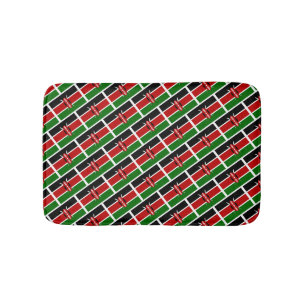 Tapis De Bain KENYA FLAG Patriotique élégant KENYAN