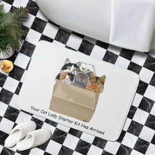 Tapis De Bain Kit d'entrée Lady Cat