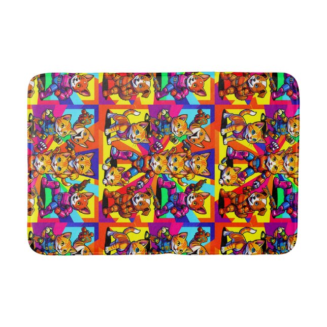 Tapis De Bain Kittens - Puppies  (Devant)