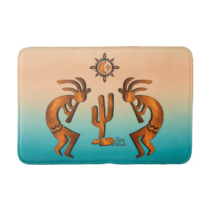 Tapis De Bain Kokopelli Et Cactus