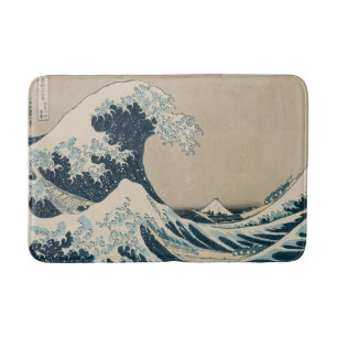 Tapis De Bain La Grande Vague au large de Kanagawa
