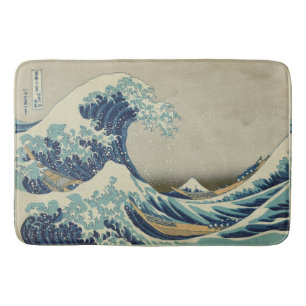 Tapis De Bain La grande vague Mt Fuji