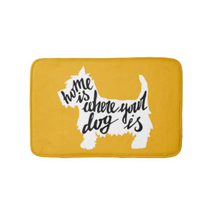 Tapis De Bain La maison est où votre chien est