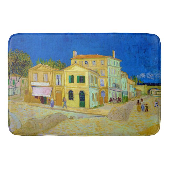 Tapis De Bain La Maison Jaune, Van Gogh (Devant)