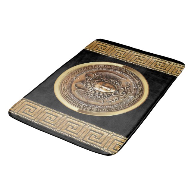 Tapis De Bain La Méduse grecque renoue (Angle)