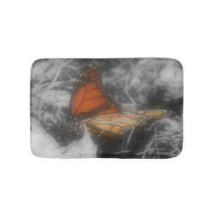 Tapis De Bain La nature des papillons monarques