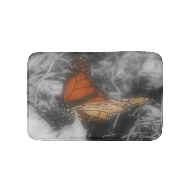 Tapis De Bain La nature des papillons monarques (Devant)