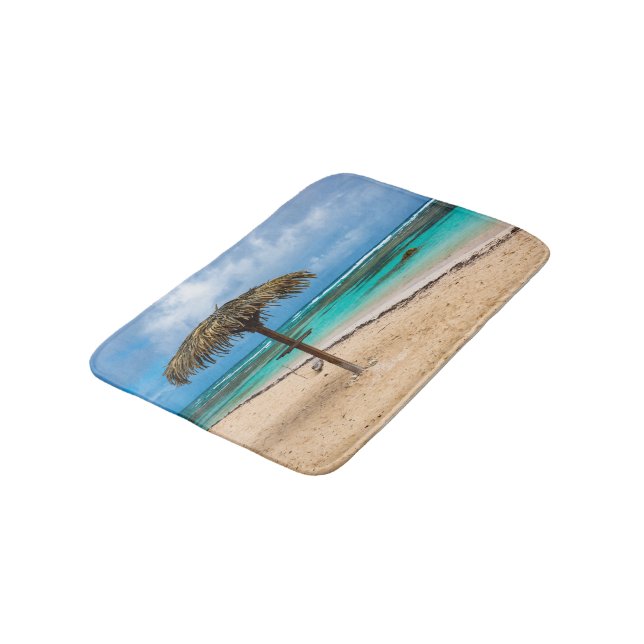 Tapis De Bain La plage de l'Anse des Rochers (Angle)