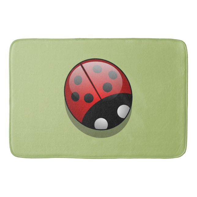 Tapis De Bain Ladybug, coccinelle, coccinelle, coccinelle (Devant)