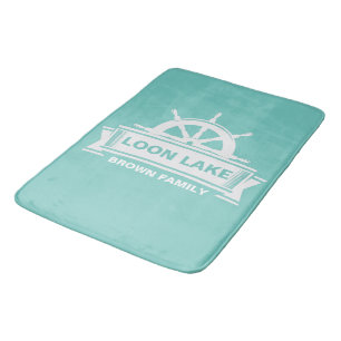 Tapis De Bain Lake House Nom de famille volant